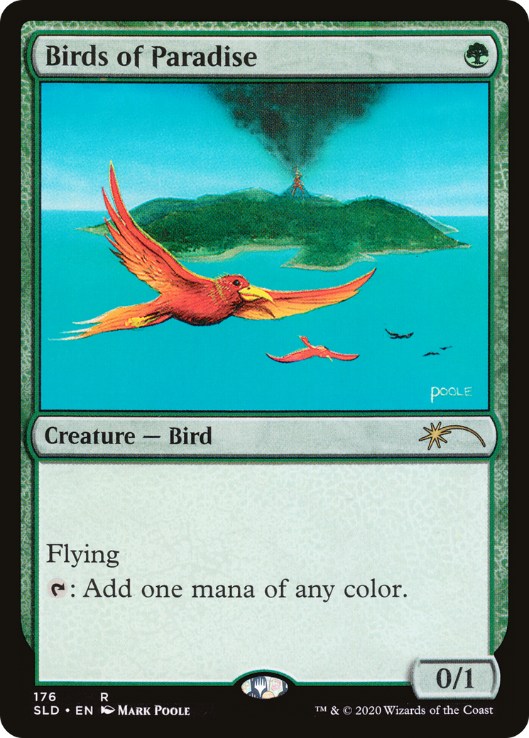 Birds of Paradise (176) (SLD, Foil)