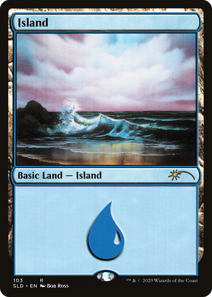 Island (103) (Bob Ross) (SLD, Foil)