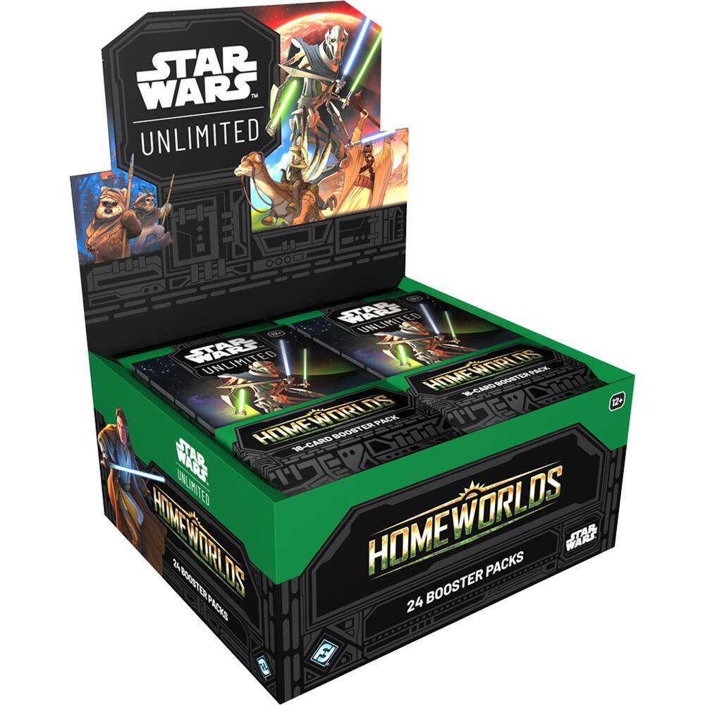 Star Wars: Unlimited - Homeworlds Booster Display
