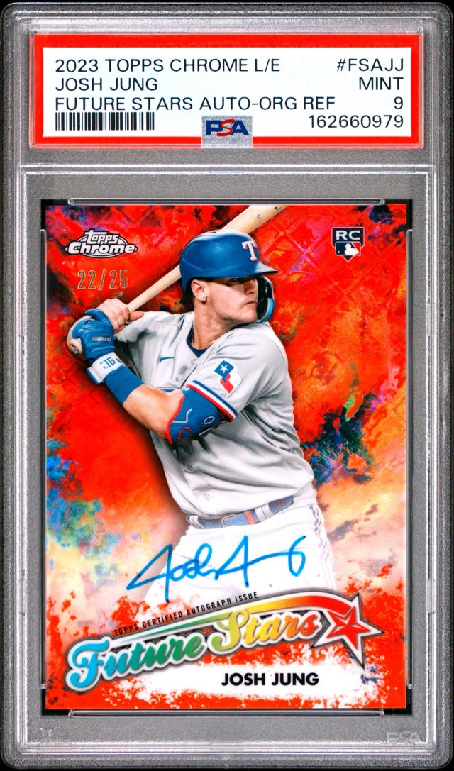 JOSH JUNG · #FSAJJ · RC, AU, SN25 [PSA 9]