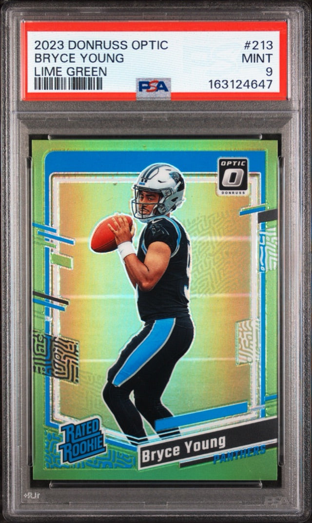 BRYCE YOUNG · #213 · RC, SN20 [PSA 9]
