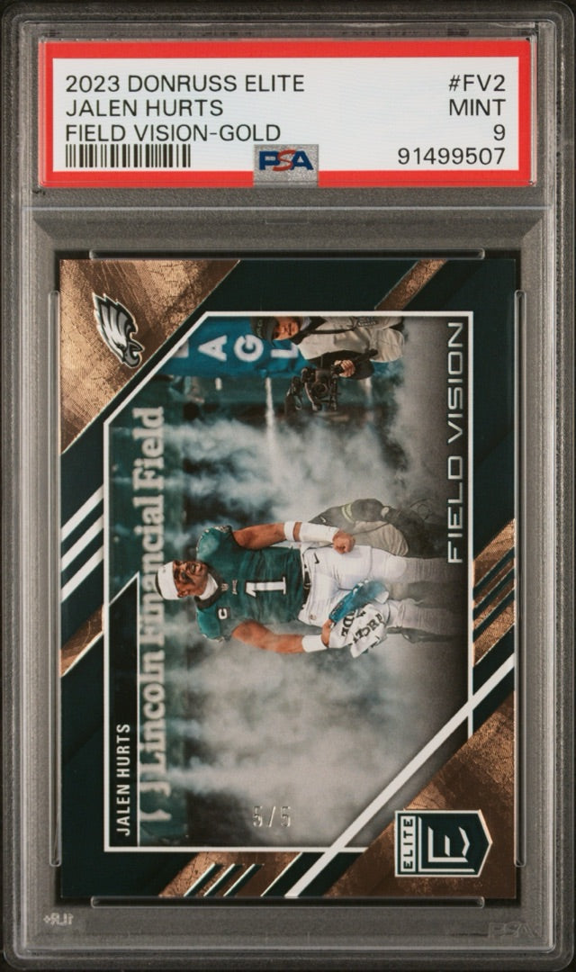 JALEN HURTS · #FV2 · SN5 [PSA 9]