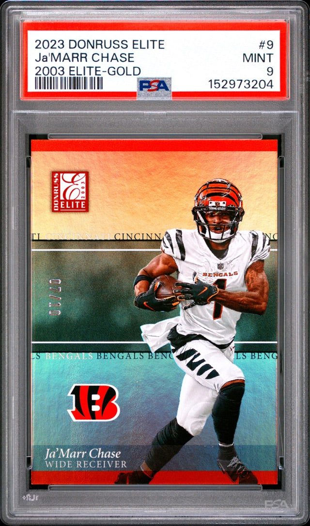 Ja'MARR CHASE · #9 · SN10 [PSA 9]