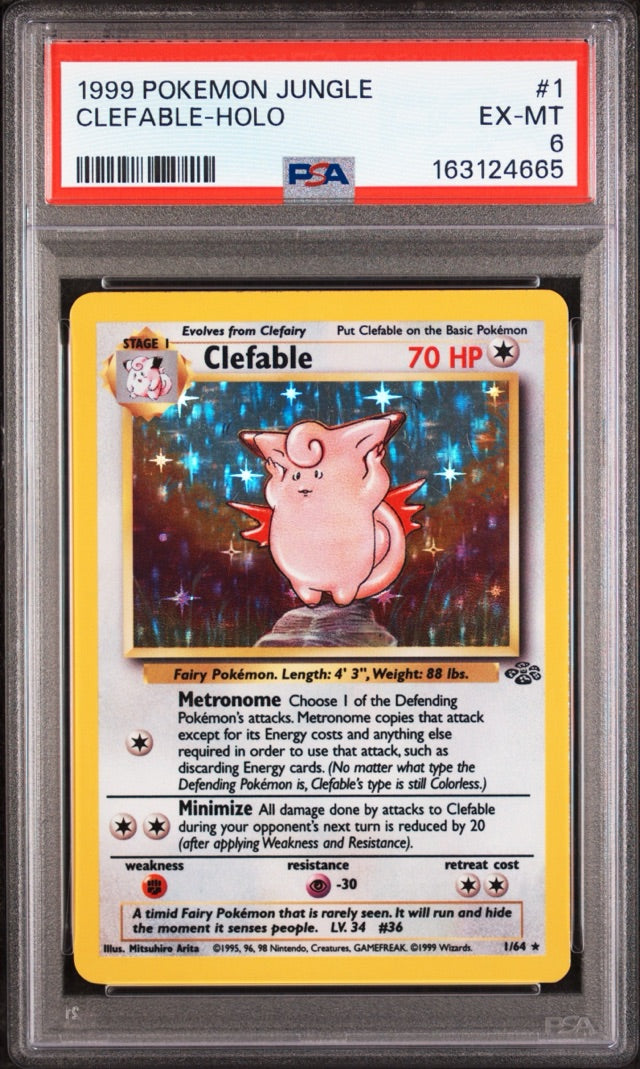 CLEFABLE-HOLO · #1 [PSA 6]