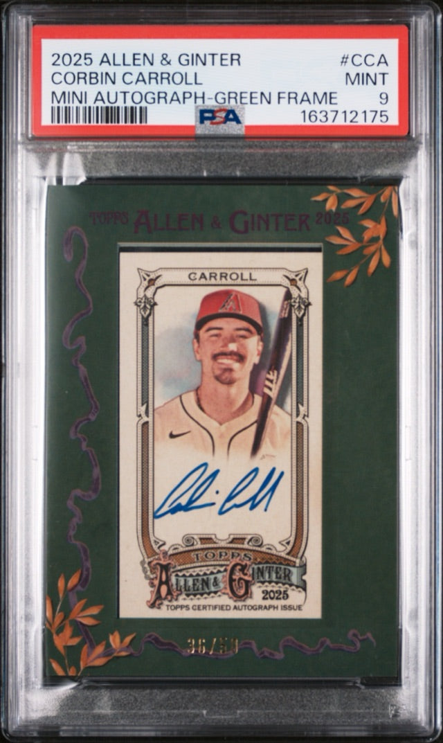CORBIN CARROLL · #CCA · AU, SN50 [PSA 9]