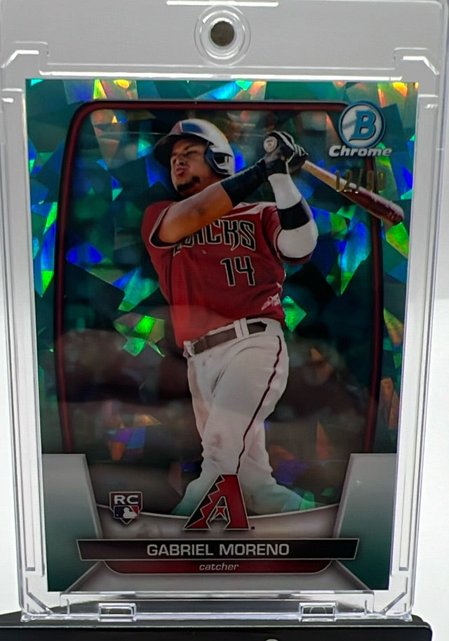 Gabriel Moreno · 2023 Bowman Chrome Sapphire Edition - Aqua · #59 · RC, SN99