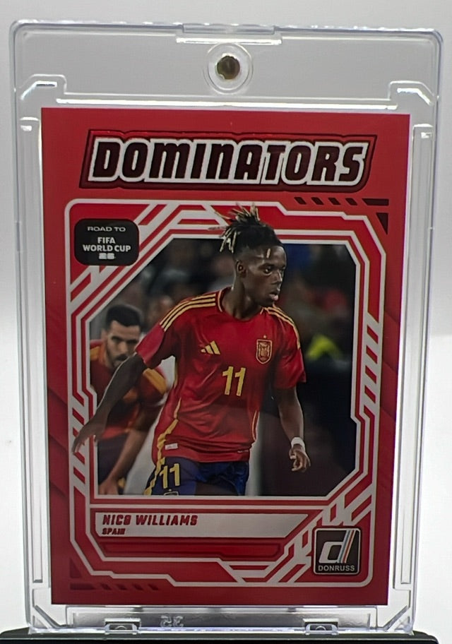 Nico Williams · 2025-26 Donruss Road to FIFA World Cup - Dominators Red · #7