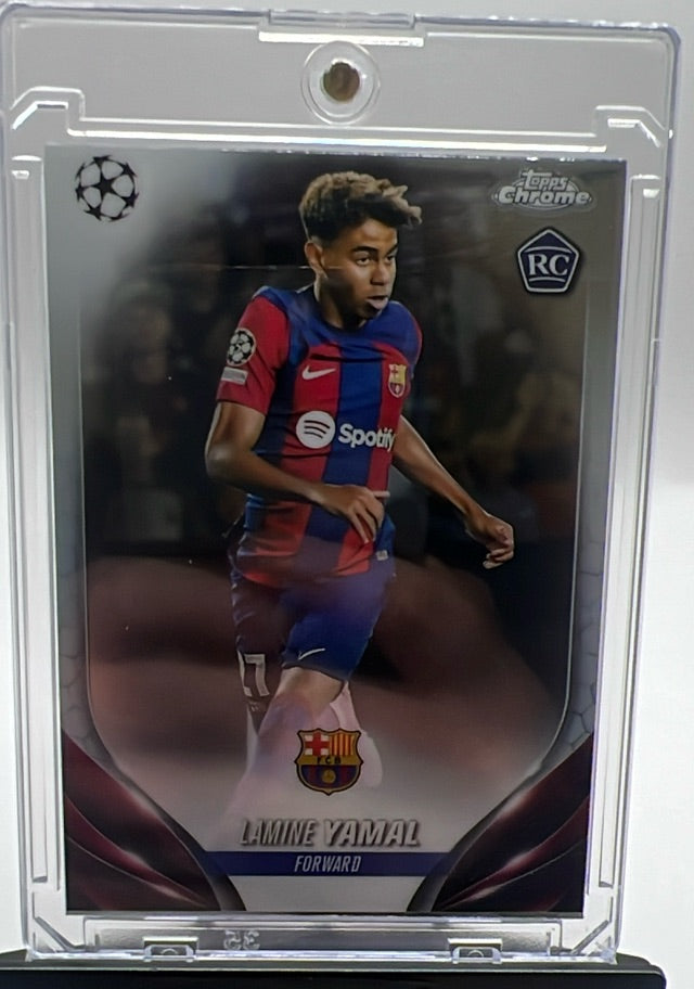 Lamine Yamal · 2023-24 Topps UEFA Club Competitions · #64 · RC