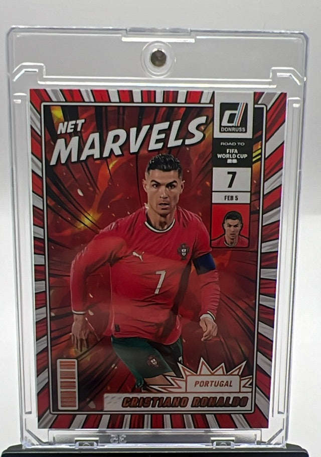 Cristiano Ronaldo · 2025-26 Donruss Road to FIFA World Cup - Net Marvels Red · #2
