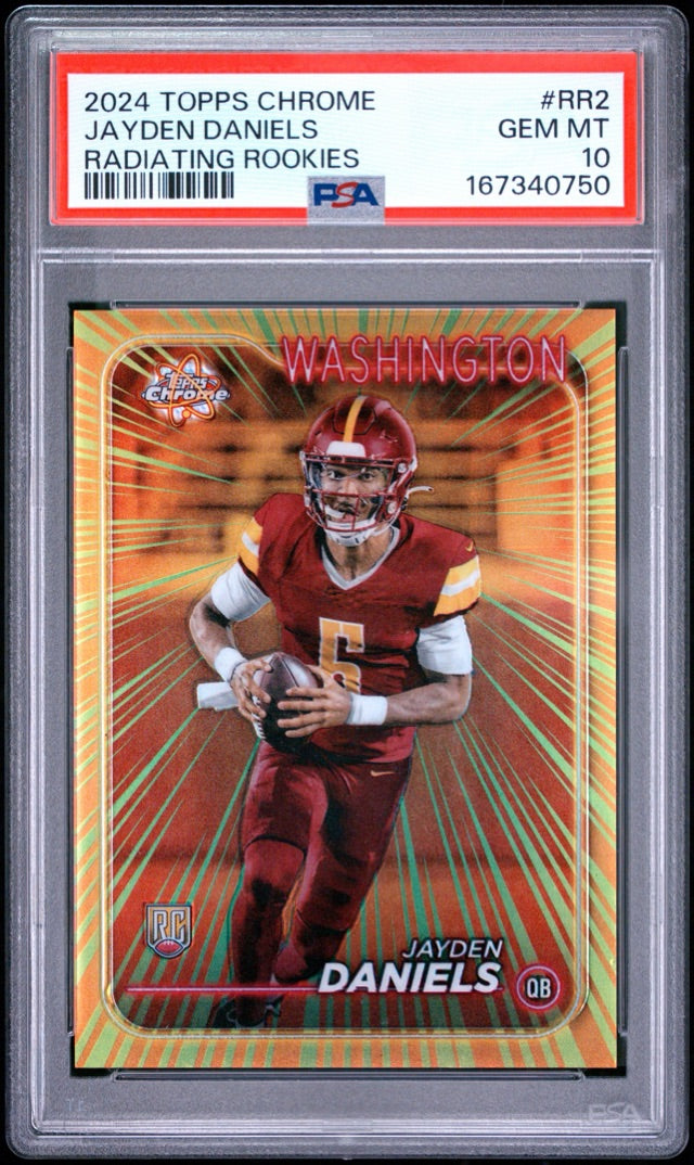JAYDEN DANIELS · #RR2 · RC [PSA 10]