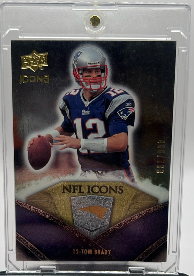 Tom Brady · 2008 Upper Deck Icons - NFL Icons Silver · #NFL44 · SN799