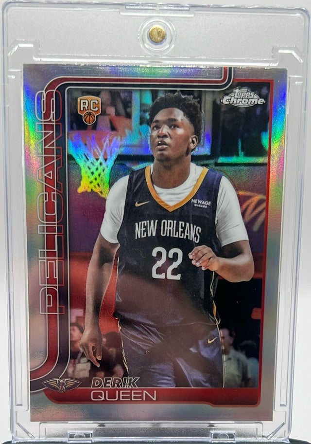 Derik Queen · 2025-26 Topps Chrome - Refractor · #263 · RC