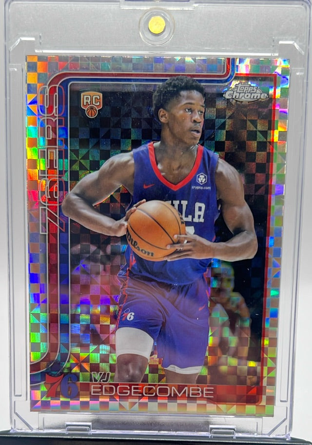 VJ Edgecombe · 2025-26 Topps Chrome - X-Fractor · #253 · RC