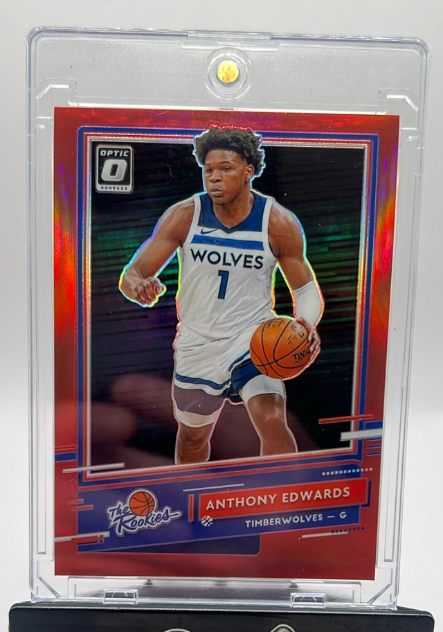 Anthony Edwards · 2020-21 Donruss Optic - The Rookies Red · #5 · SN99