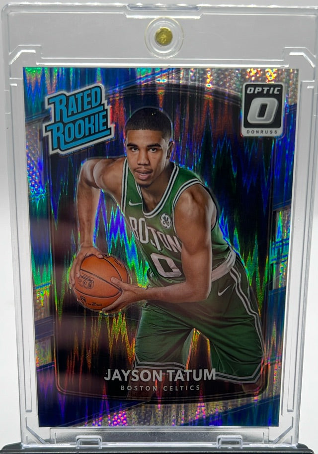 Jayson Tatum · 2017-18 Donruss Optic · #198 · RC