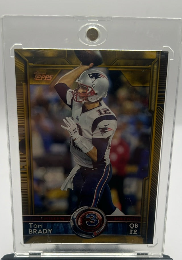 Tom Brady · 2015 Topps - Gold · #351 · SN2015