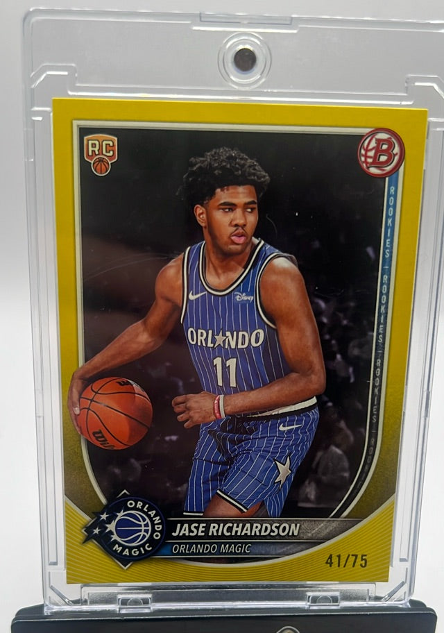 Jase Richardson · 2025-26 Bowman · #25 · RC, SN75