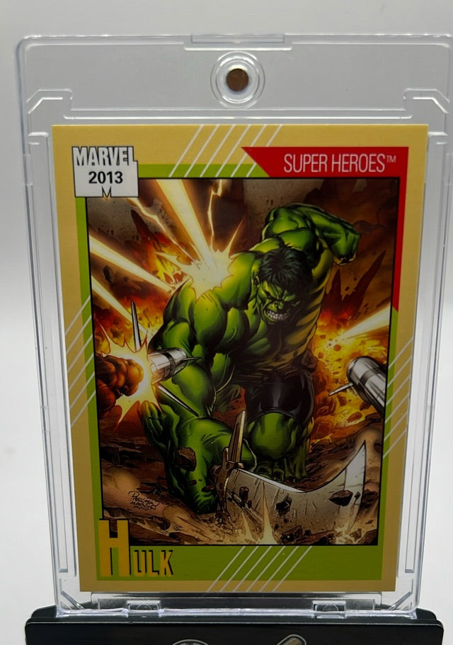Hulk · 2013 Fleer Retro Marvel - 1991 Marvel Universe Design · #7
