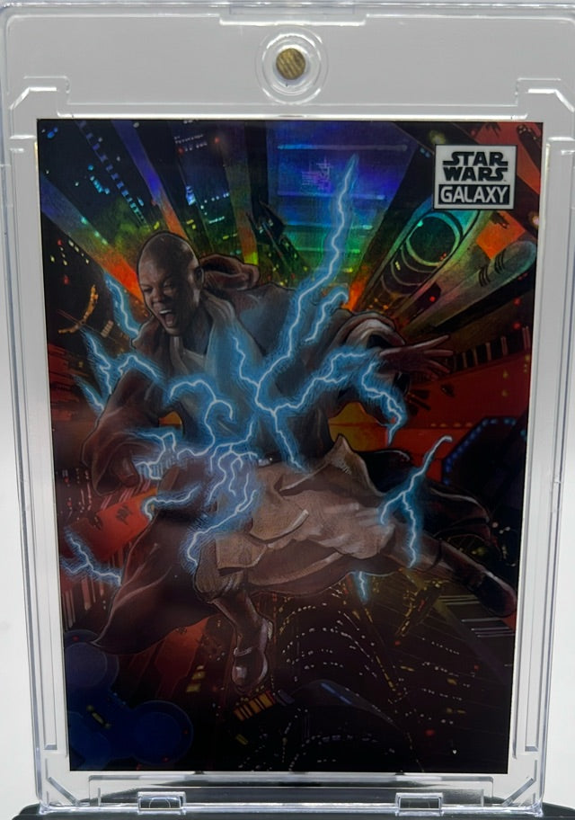 Fall of a Jedi · 2021 Topps Chrome Star Wars Galaxy - Refractor · #72