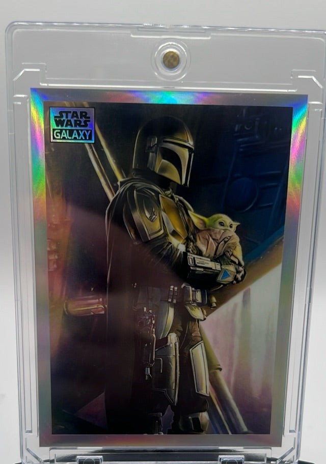 Mandalorian Visions · 2021 Topps Chrome Star Wars Galaxy - Mandalorian Visions · #MN-1