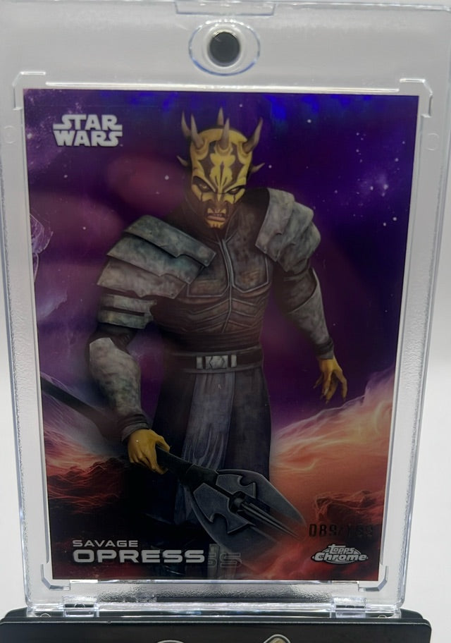 Savage Opress · 2025 Topps Chrome Sapphire Edition Star Wars · #162 · SN199