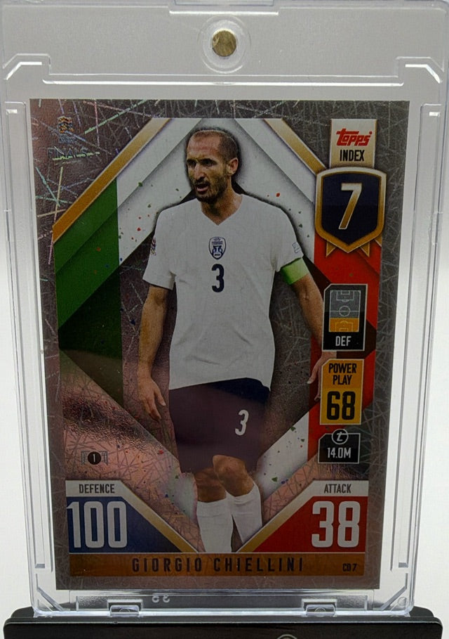 Giorgio Chiellini · 2022-23 Topps Match Attax 101 Road to UEFA Nations League Finals · #CD7