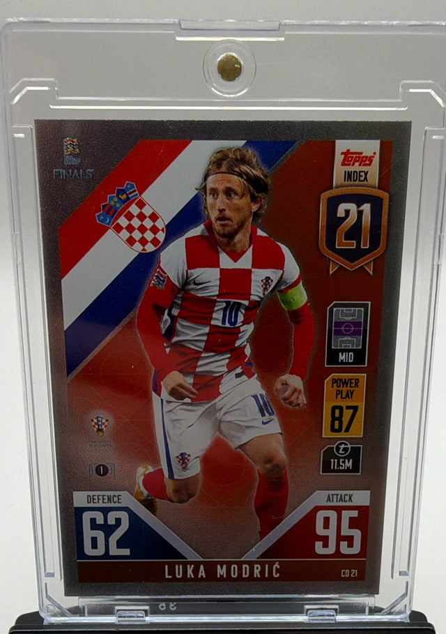 Luka Modrić · 2022-23 Topps Match Attax 101 Road to UEFA Nations League Finals · #CD21
