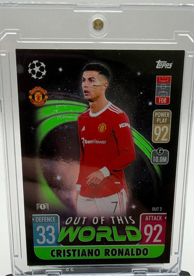 Cristiano Ronaldo · 2021-22 Topps Match Attax Champions & Europa League Extra - Out of This World · #OUT2