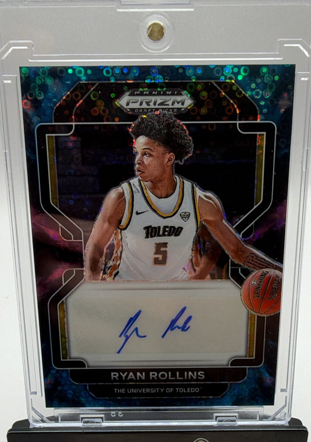 Ryan Rollins · 2022 Panini Prizm Draft Picks - Draft Picks Autographs Prizms Blue · #DP-RRO · AU, RC, SN5