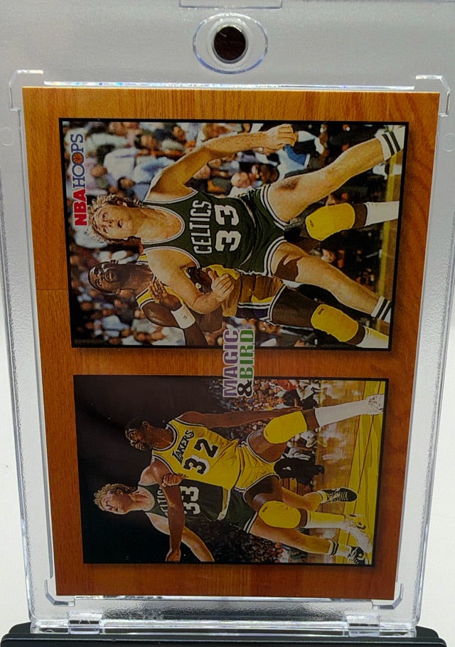 Magic &amp; Bird · 1993-94 Hoops - Magic & Bird 5th Anniversary Gold · #MB1