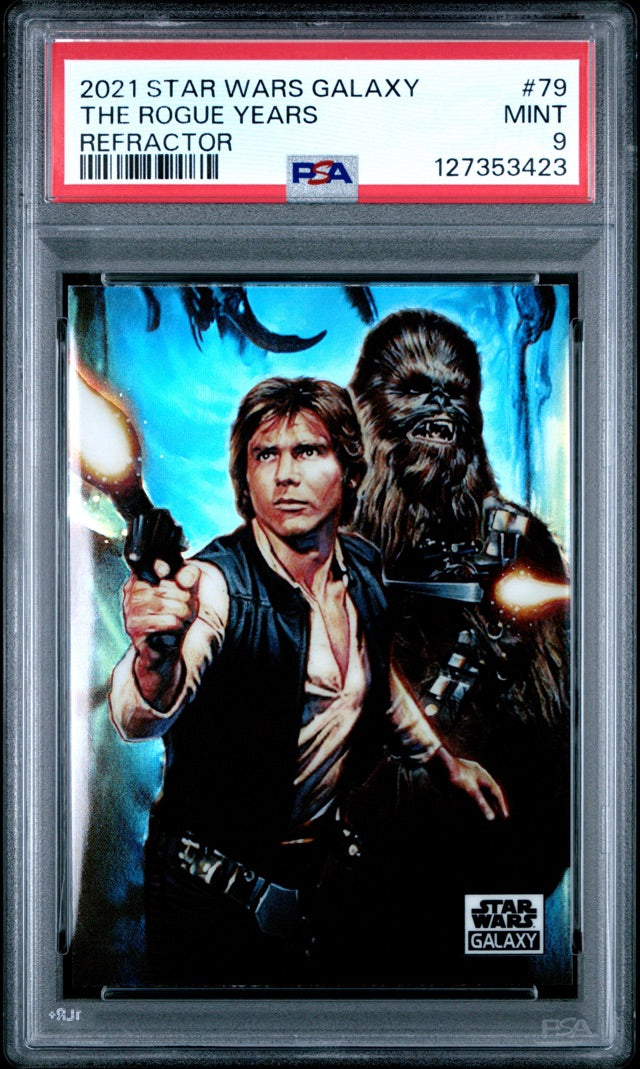 THE ROGUE YEARS · 2021 Topps Chrome Star Wars Galaxy - Refractor · #79 [PSA 9]