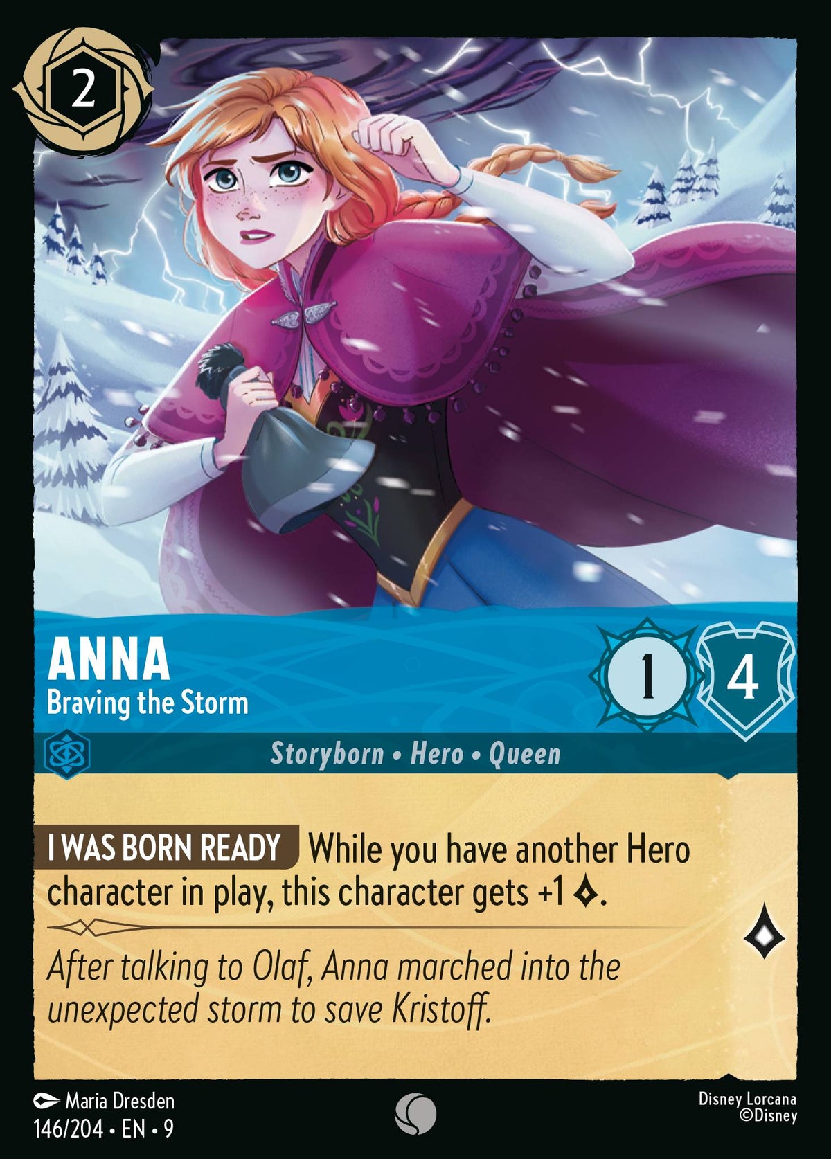 Anna - Braving the Storm (FBD, Foil)