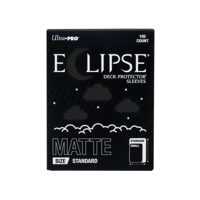 Eclipse Matte Standard Sleeves - Jet Black (105ct)