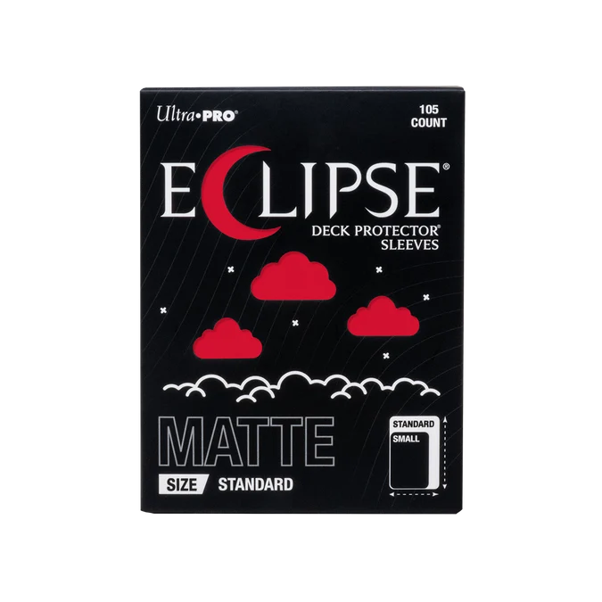 Eclipse Matte Standard Sleeves - Apple Red (105ct)