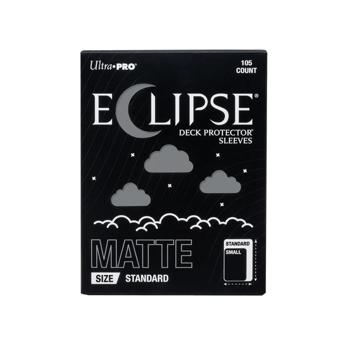 Eclipse Matte Standard Sleeves - Smoke Grey (105ct)