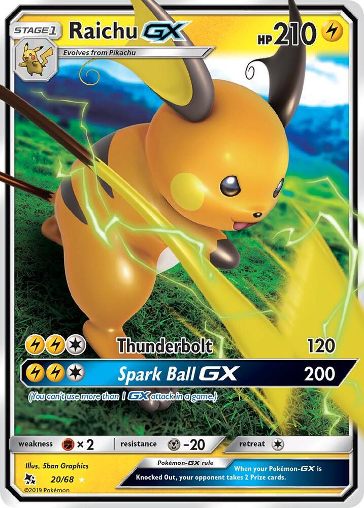 Raichu GX (HIF, Holofoil)