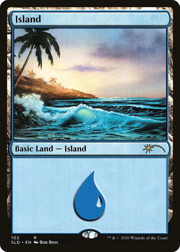 Island (102) (Bob Ross) (SLD, Foil)