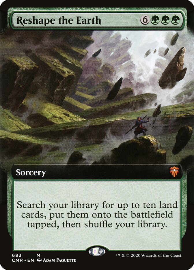 Reshape the Earth (CMR, Foil, Extended Art)