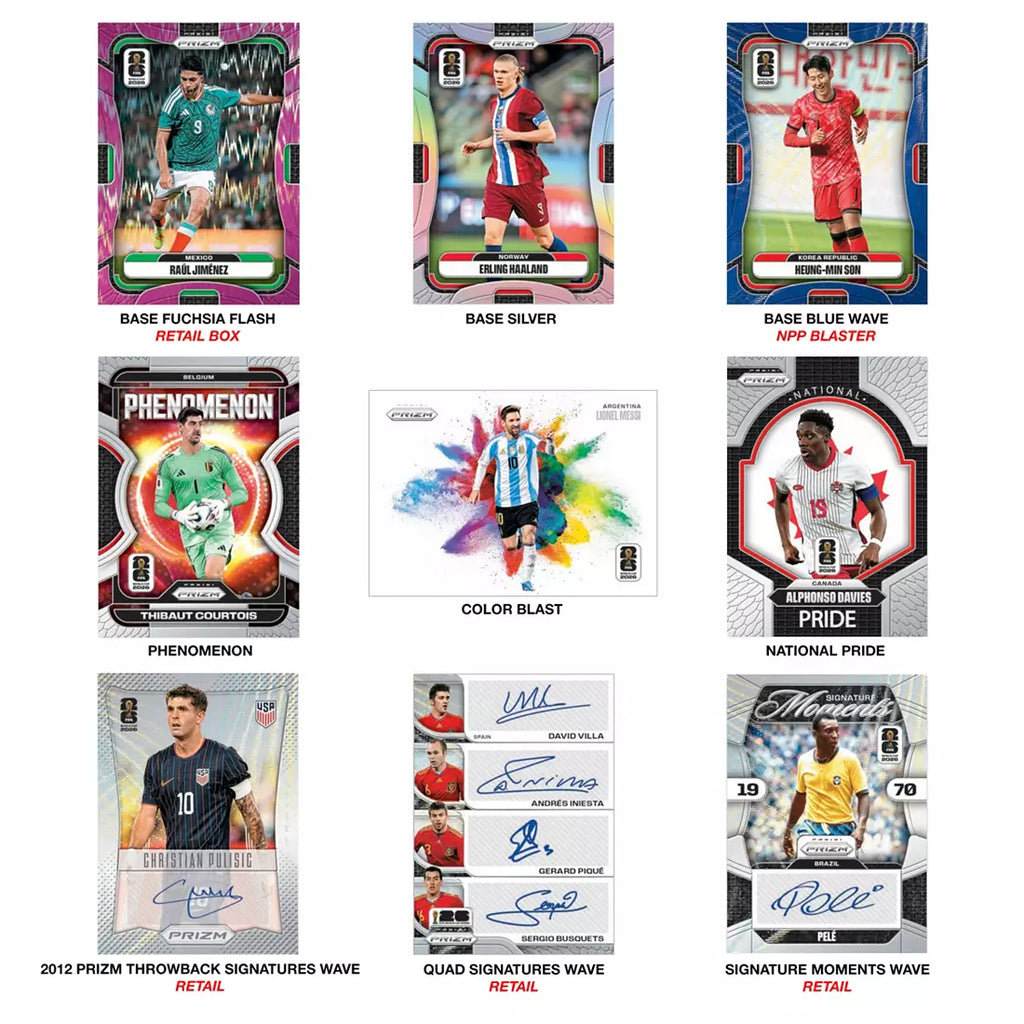 2026 Panini PRIZM FIFA World Cup Mega Box