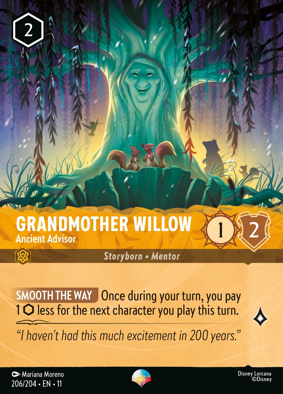 Grandmother Willow - Ancient Advisor (WSP, Holofoil)