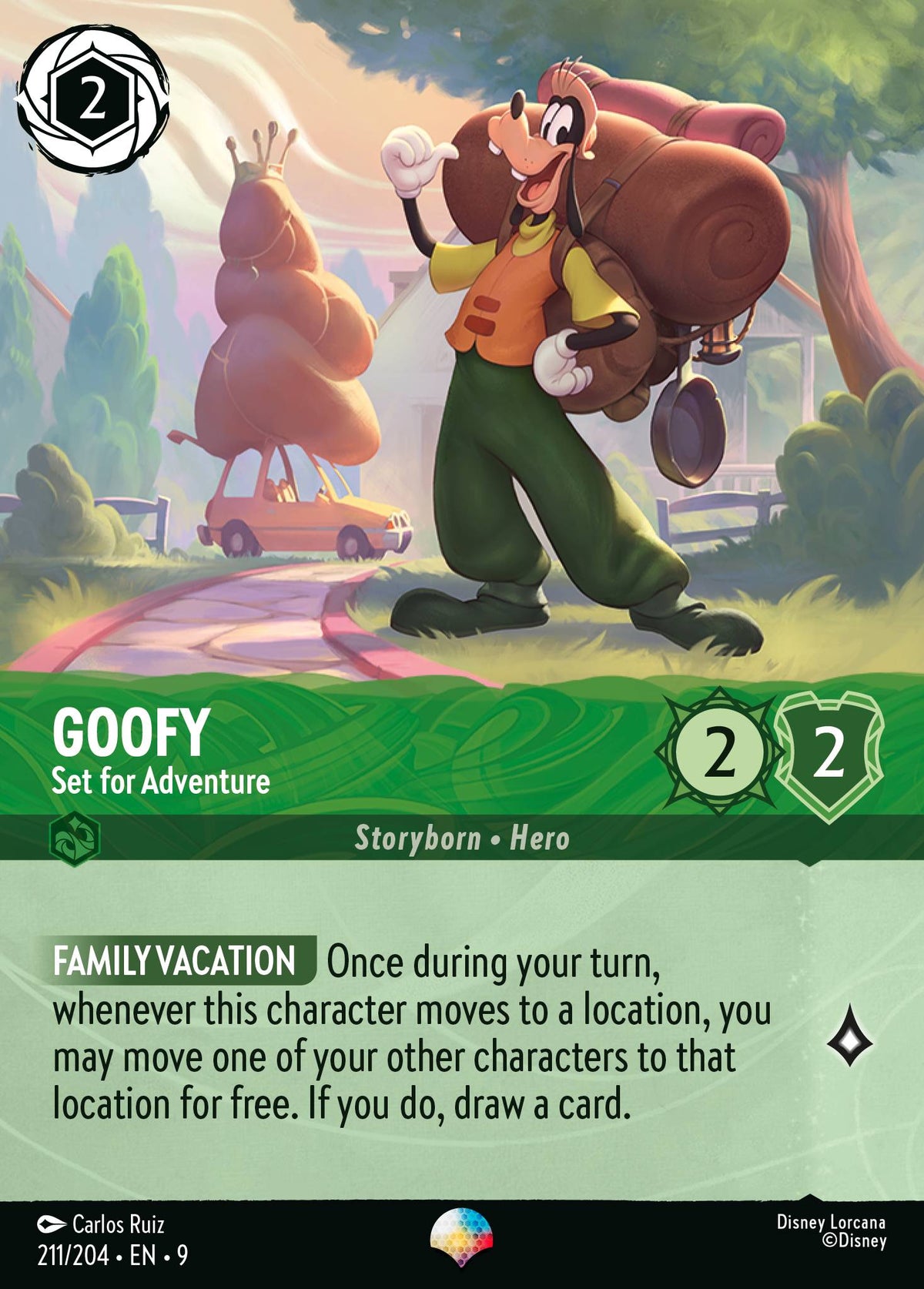 Goofy - Set for Adventure (FBD, Holofoil)