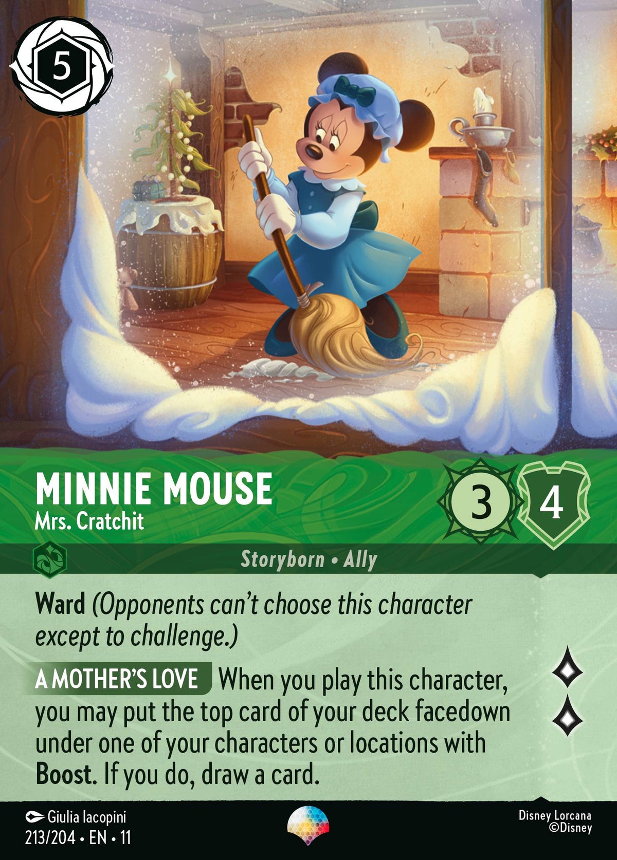 Minnie Mouse - Mrs. Cratchit (WSP, Holofoil)