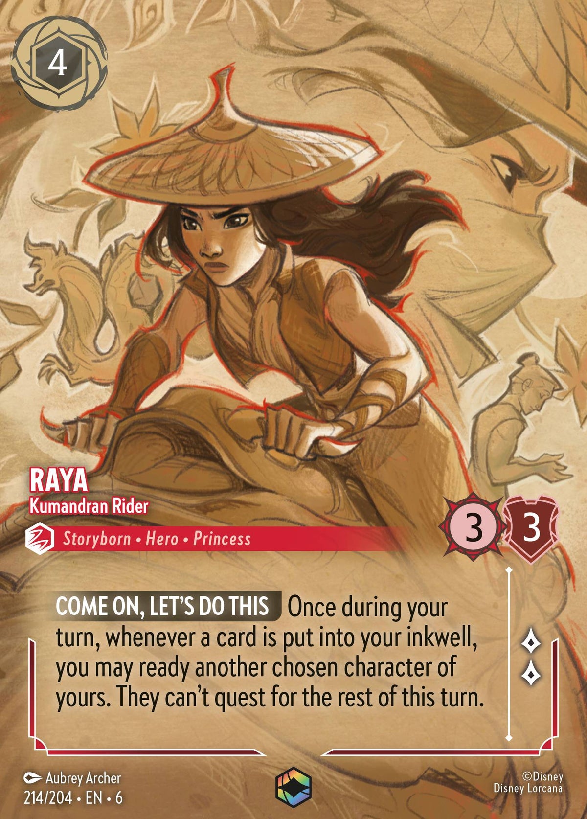 Raya - Kumandran Rider (AZS, Holofoil, Enchanted)
