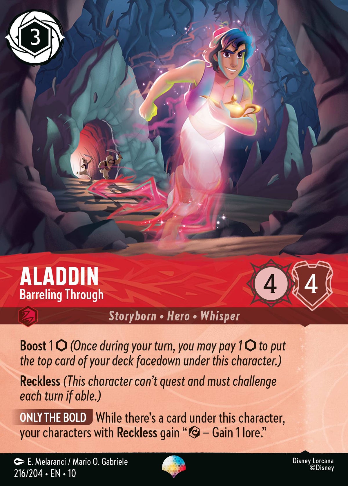 Aladdin - Barreling Through (WITW, Holofoil)