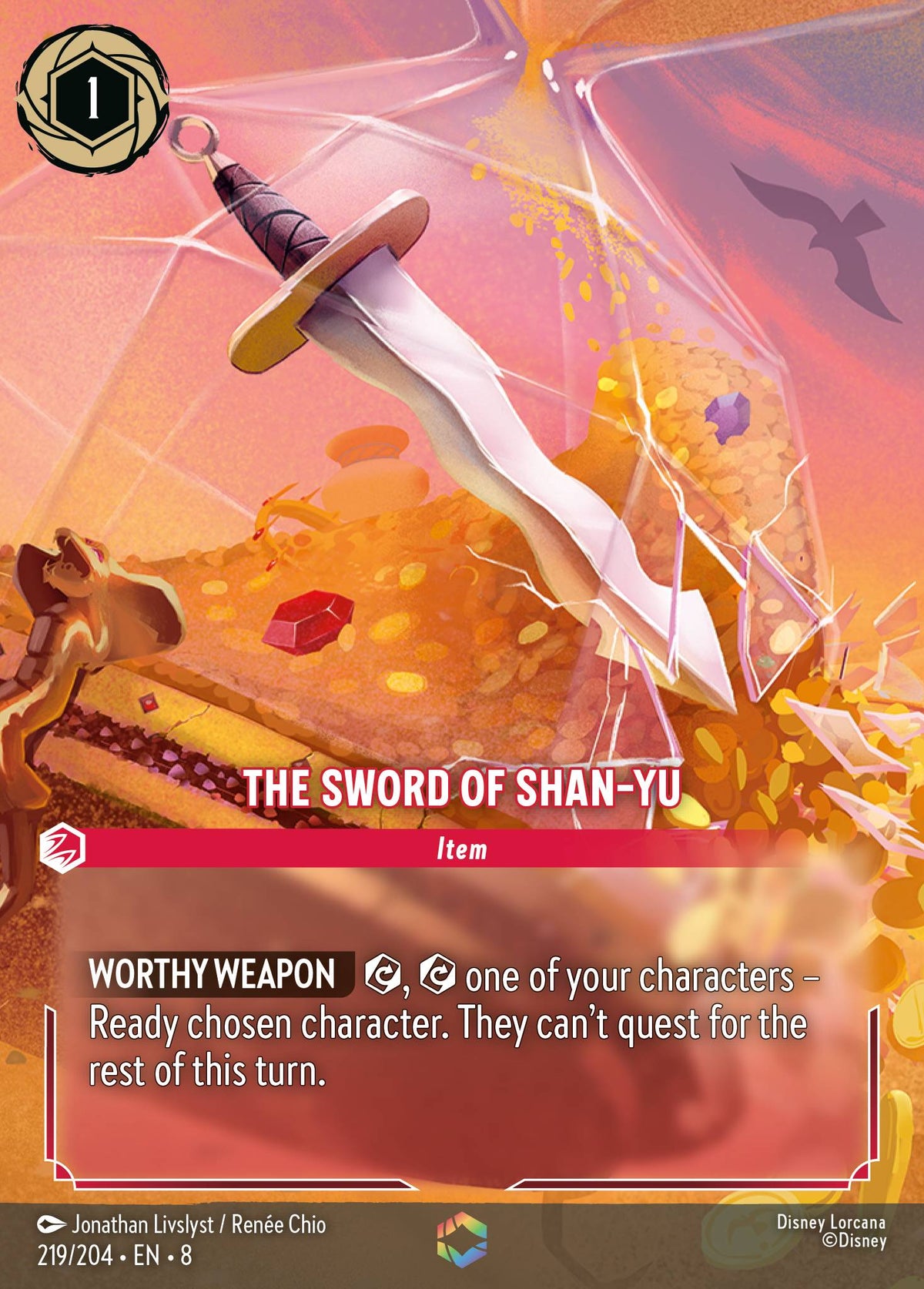 The Sword of Shan Yu (ROJ, Holofoil, Enchanted)