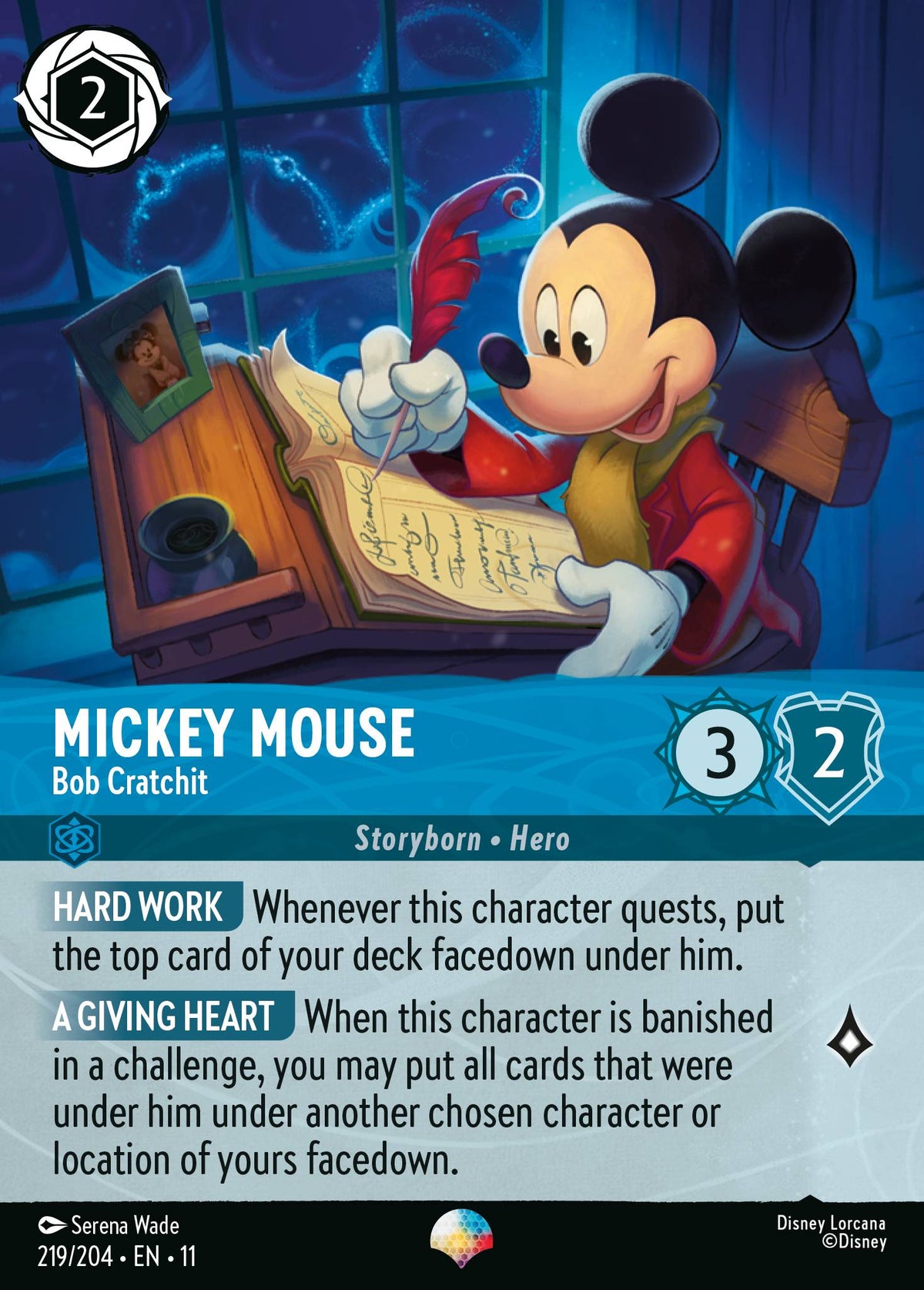 Mickey Mouse - Bob Cratchit (WSP, Holofoil)
