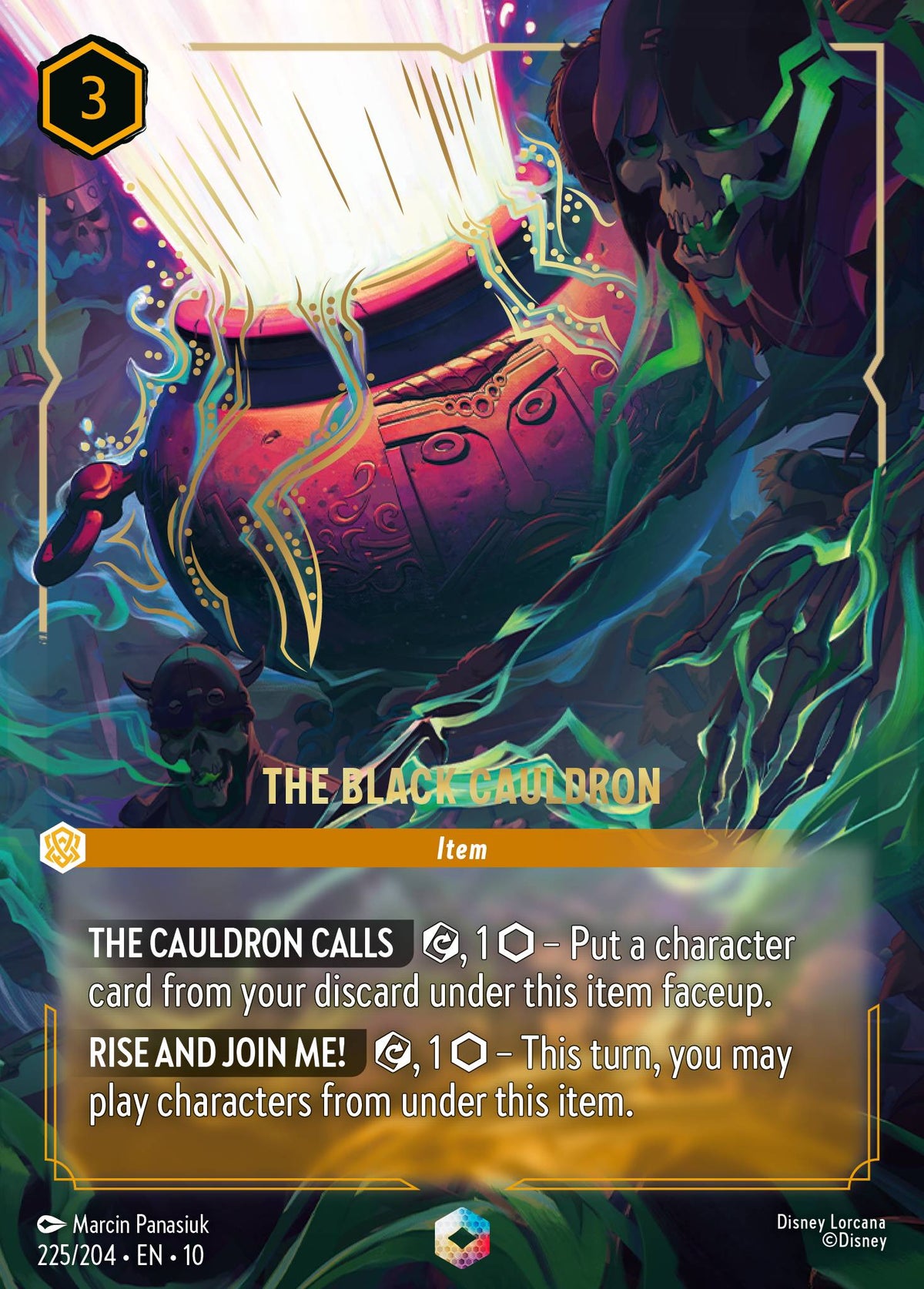 The Black Cauldron (WITW, Holofoil, Enchanted)