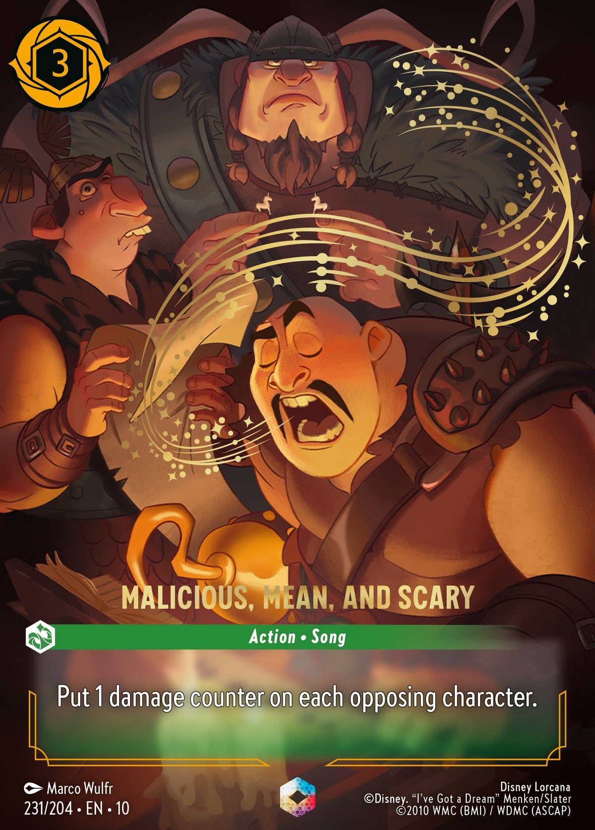 Malicious, Mean, and Scary (WITW, Holofoil, Enchanted)
