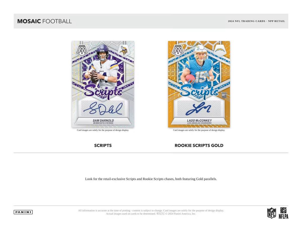 2024 Panini Mosaic Football Blaster Box