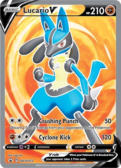 Lucario V (SWSH, Holofoil)
